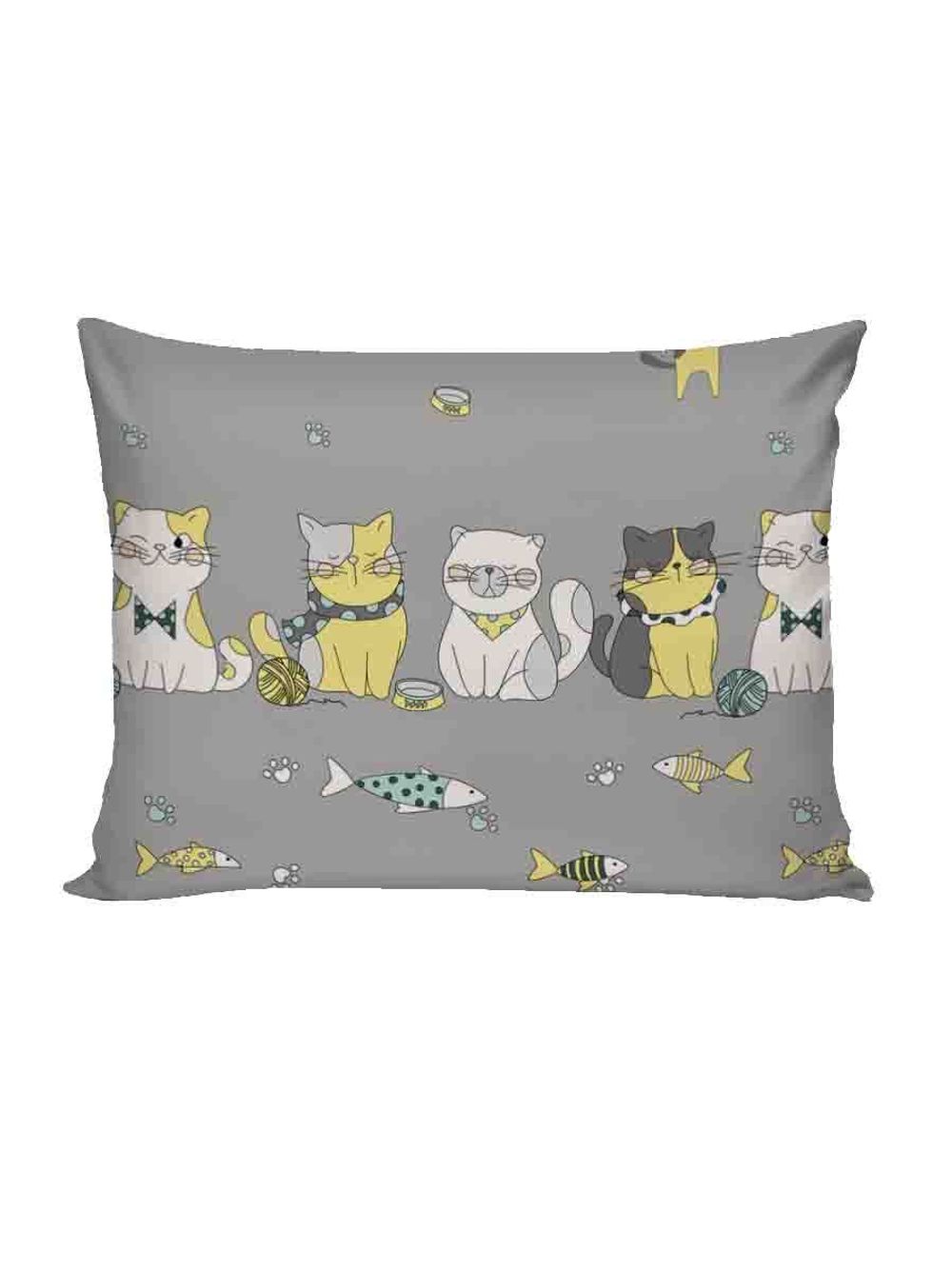 Постельное белье поплин Сказка "Рыболовы/Рыболовы (компаньон)" 1,5-сп Наволочка 50х70 см 1 шт Простынь 150x215 см Пододеяльник 145x215 см