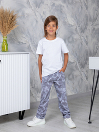 Детские брюки дБ-11/серый-варенка