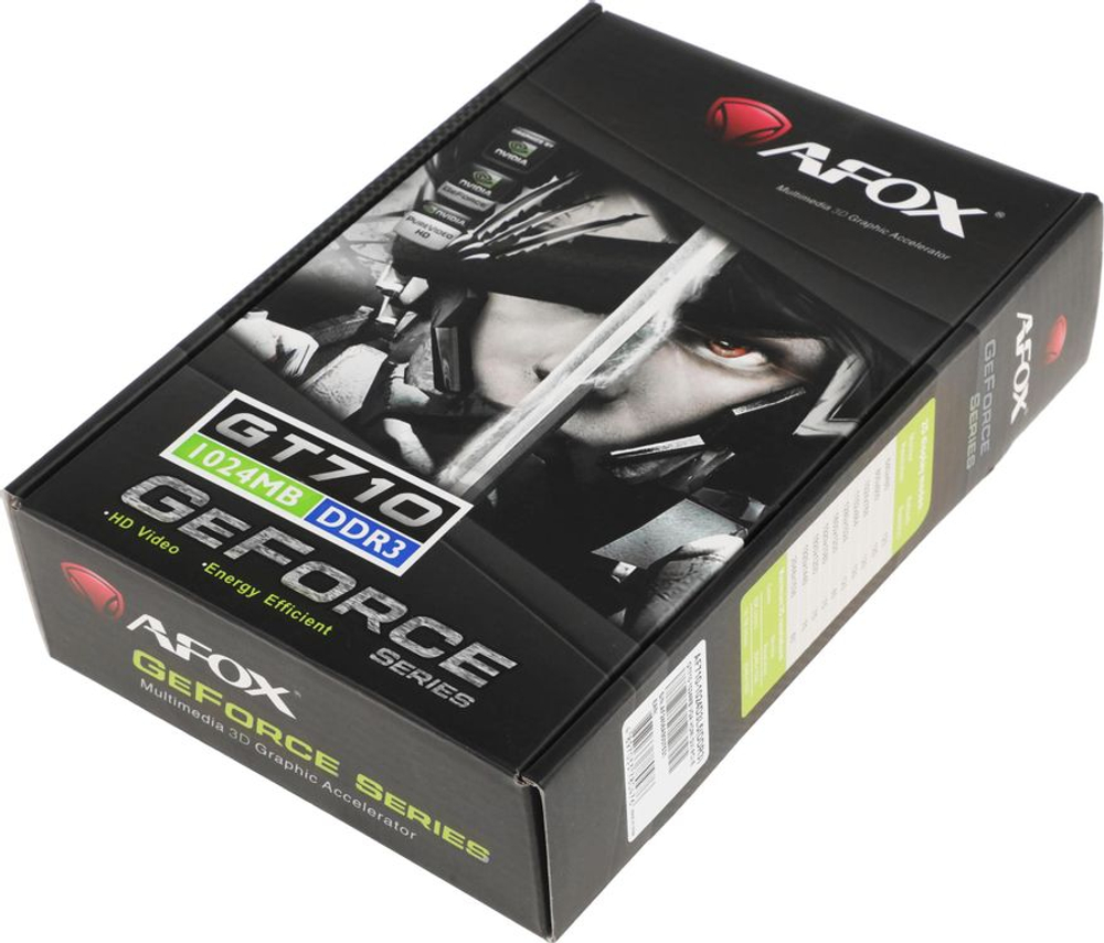 Видеокарта AFOX NVIDIA  GeForce GT 710 AF710-1024D3L5 1ГБ GDDR3, Ret