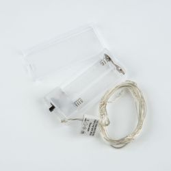 ULD-S0200-020-SСB-2AA PURPLE IP20 DEW Гирлянда светодиодная Роса на батарейках 2AA не в-к. 2м. 20 светодиодов. Фиолетовый свет. Провод медный. TM Uniel