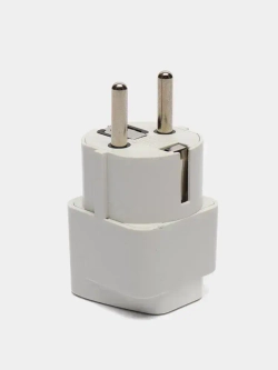 Сетевой переходник с китайской или американской вилки с заземлением