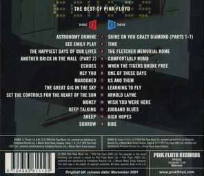 Pink Floyd / Echoes (The Best Of Pink Floyd)(2CD)