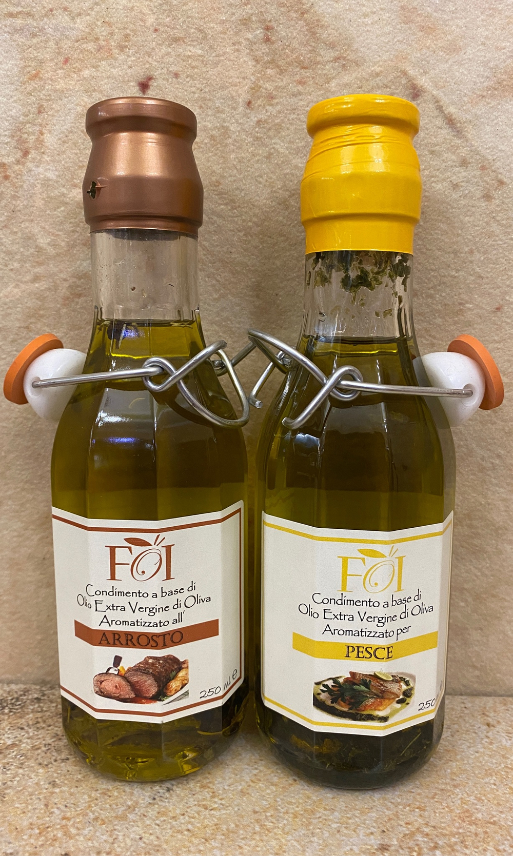 Масло оливковое FOI ДЛЯ ЖАРЕНЫХ БЛЮД нерафинированное высшего качества ароматизированное 250 мл Италия