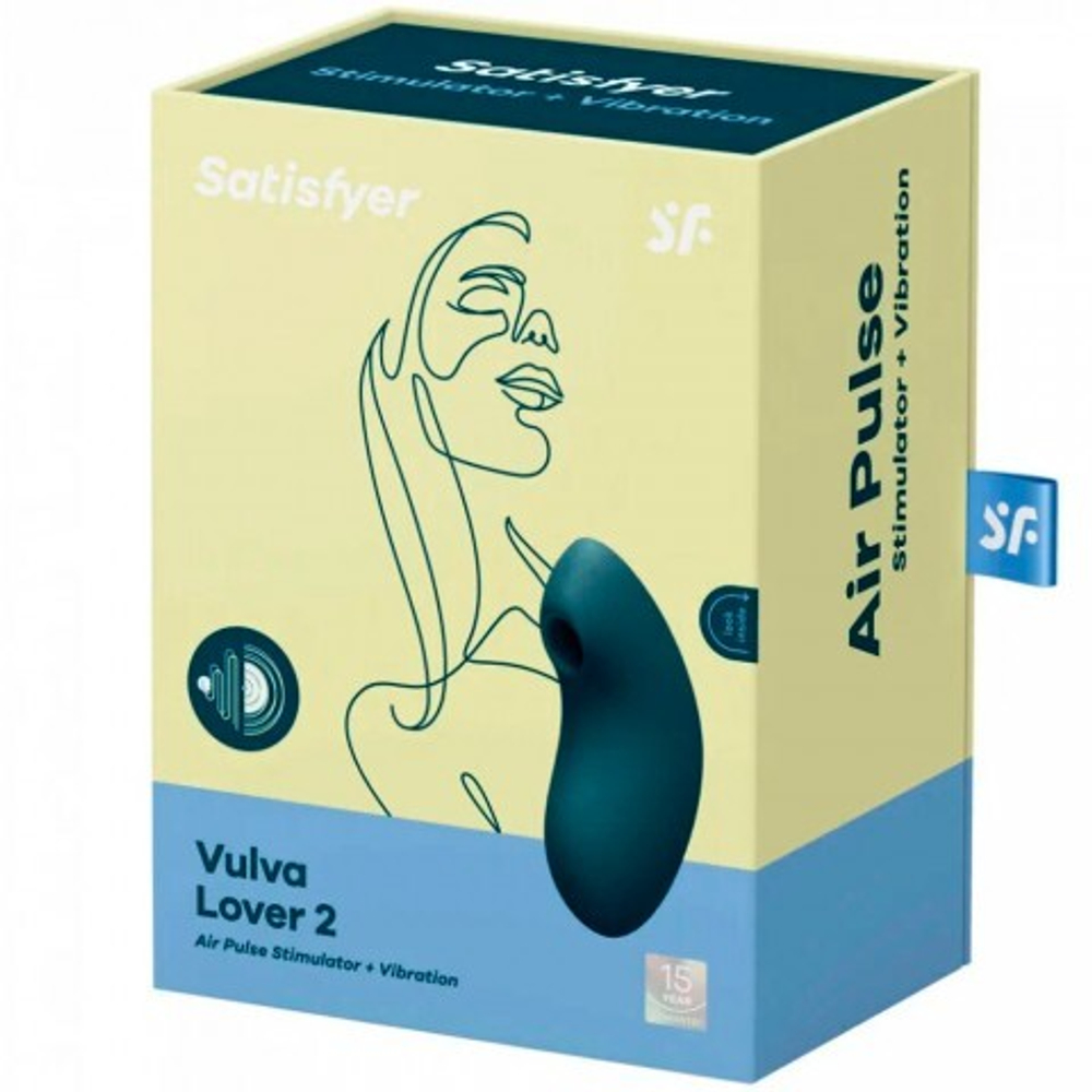 Вакуумный стимулятор клитора Satisfyer Vulva Lover 2 синий