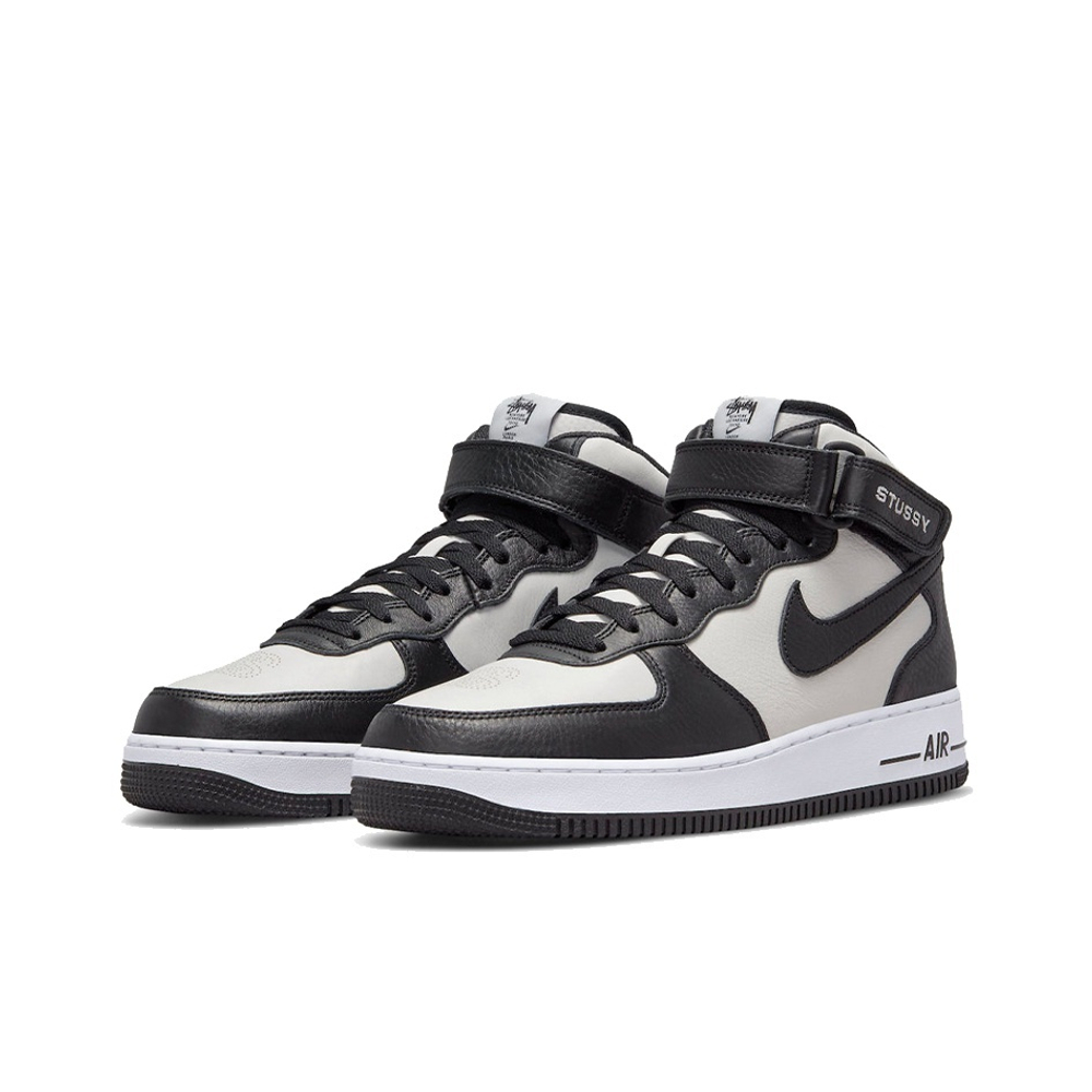 Кроссовки Stussy x Nike Air Force 1 Mid Black White