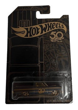 Hot Wheels 50th Anniversary Black & Gold Set 6/6 + Rare '67 Camaro Gold (2018)