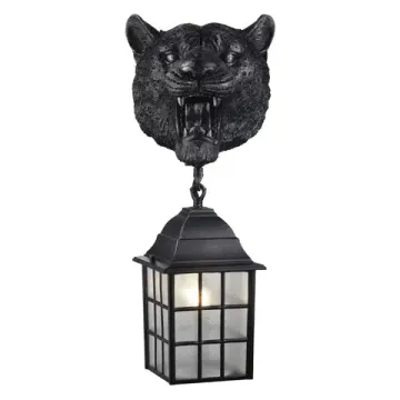 Настенный уличный светильник 1*E27 2253-1W черный с серебром Hunt Favourite
