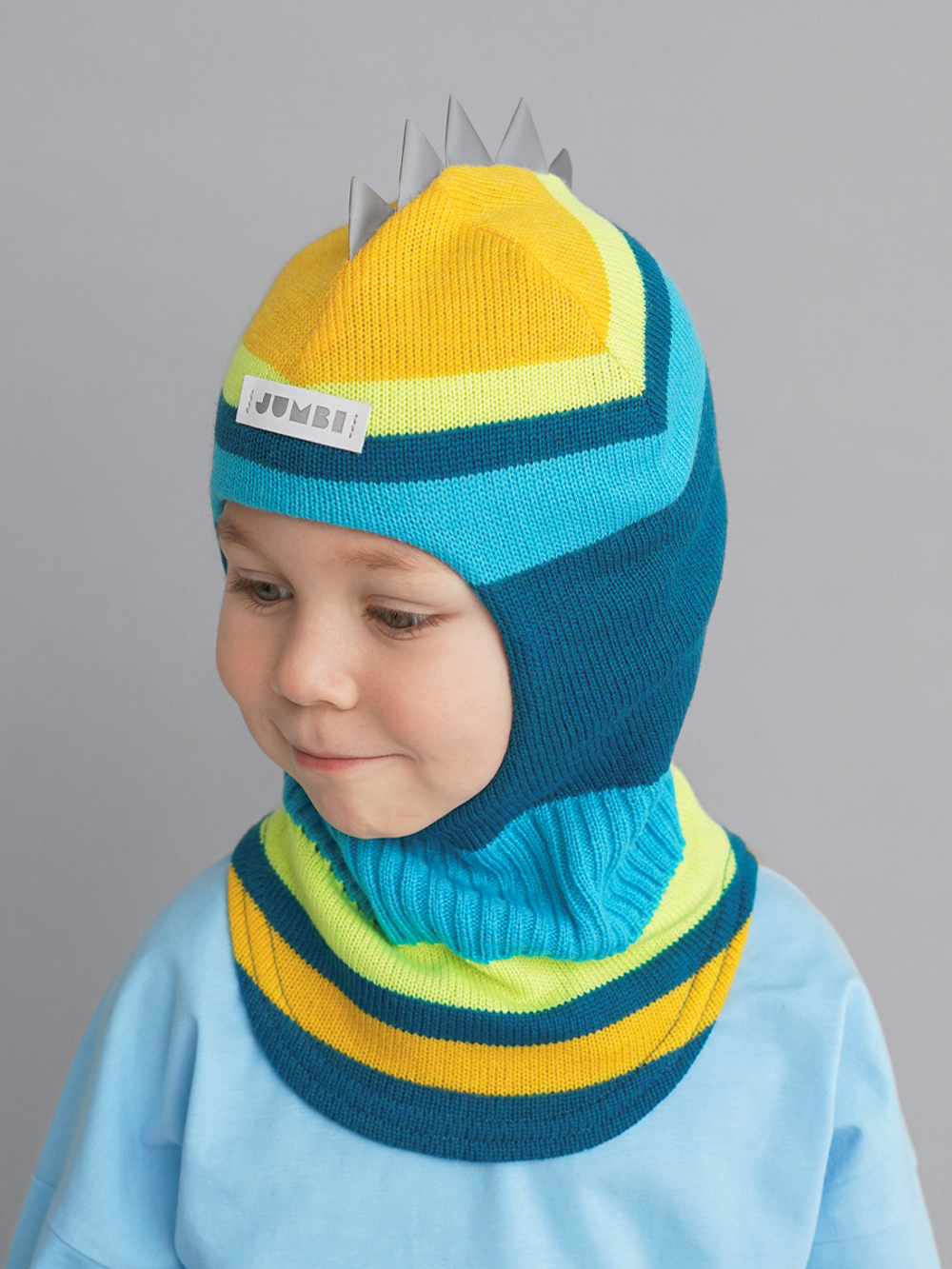 Шлем весенний/осенний вязаный (Галактика) ОРЕО