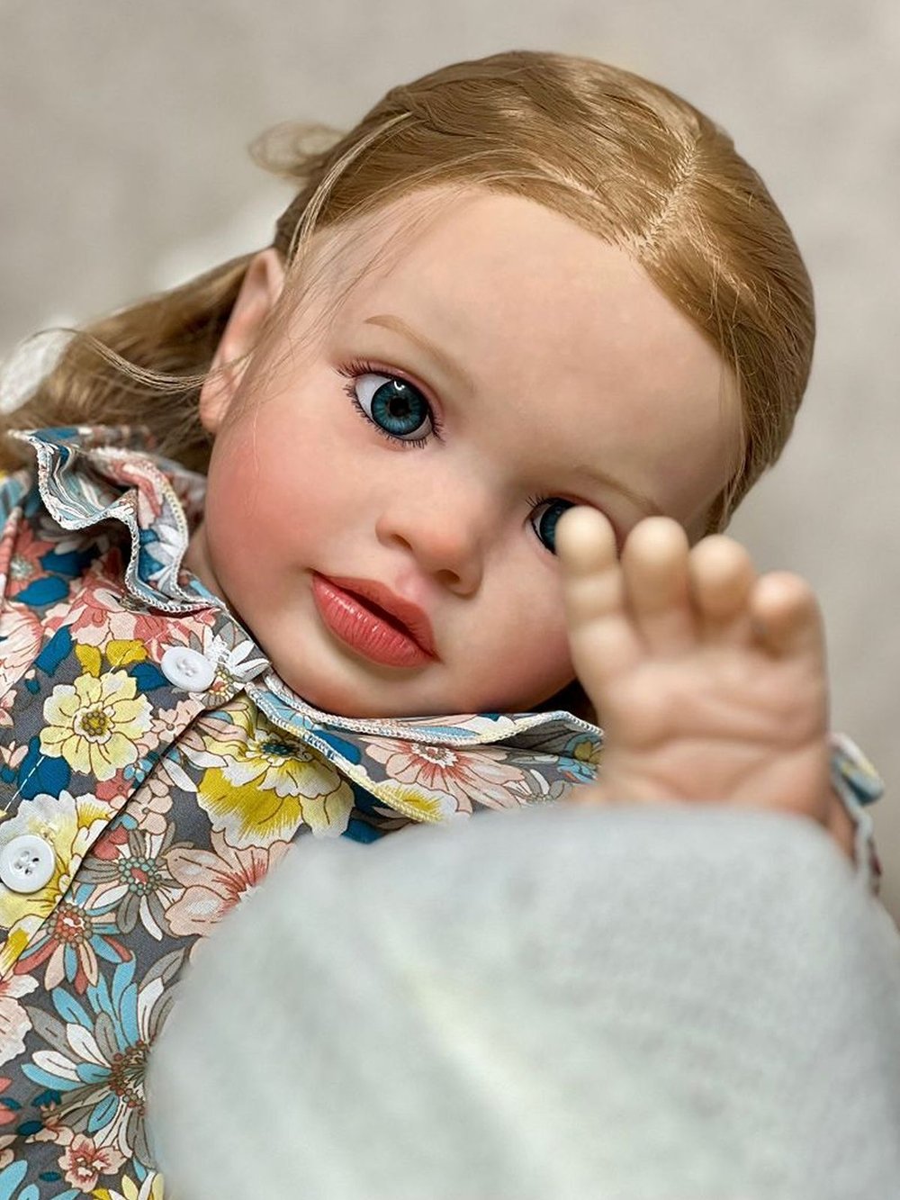 Кукла Реборн мягконабивная 65см в пакете (FA-512)