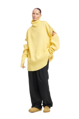 Джемпер с отстегивающимися рукавами WARM UP Lemon