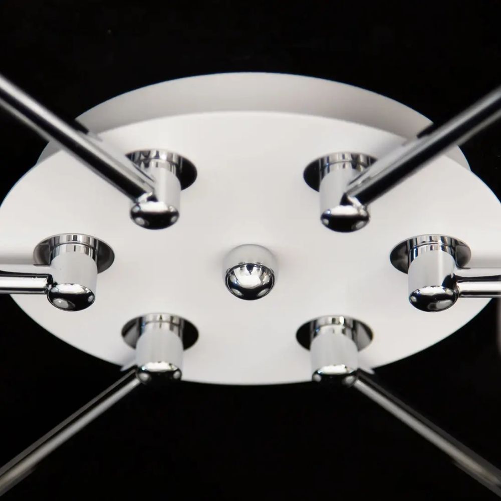 Citilux Буги CL157161 Люстра потолочная Белая Хром