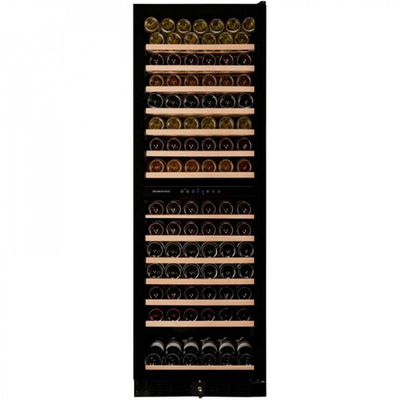 Винный холодильник (шкаф) компрессорный Dunavox DX-166.428DBK