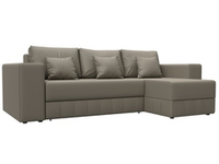 Диван угловой Лига-076 угол универсальный ЭКОКОЖА GRIFON 04 бежевый