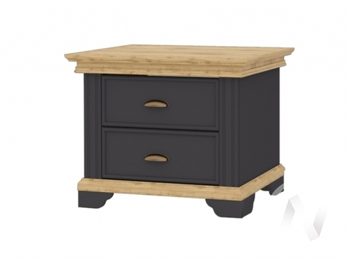 Тумба НКМ Лиана-1 (дуб крафт золотой/графит)