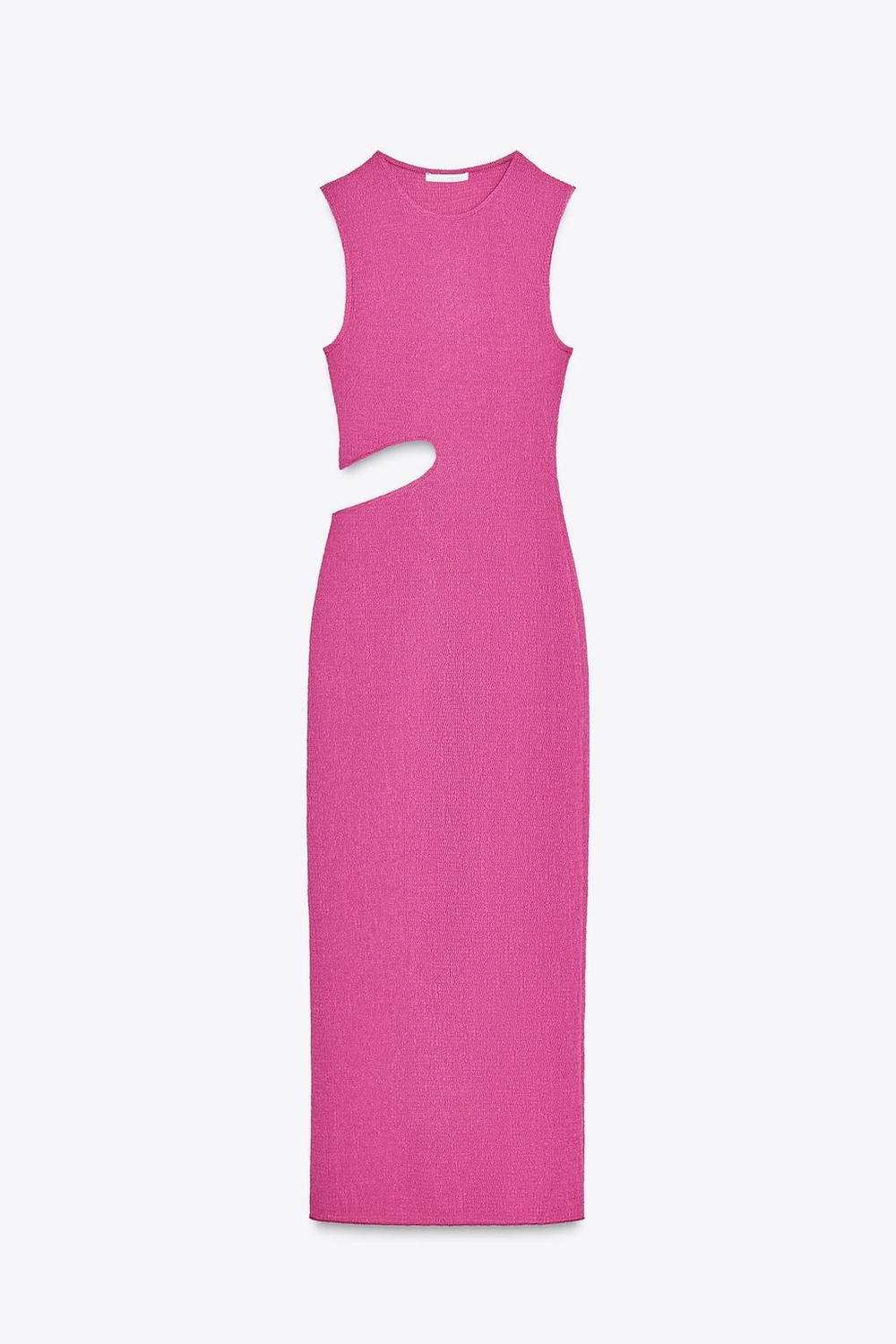 Длинное платье cut out из рельефной ткани