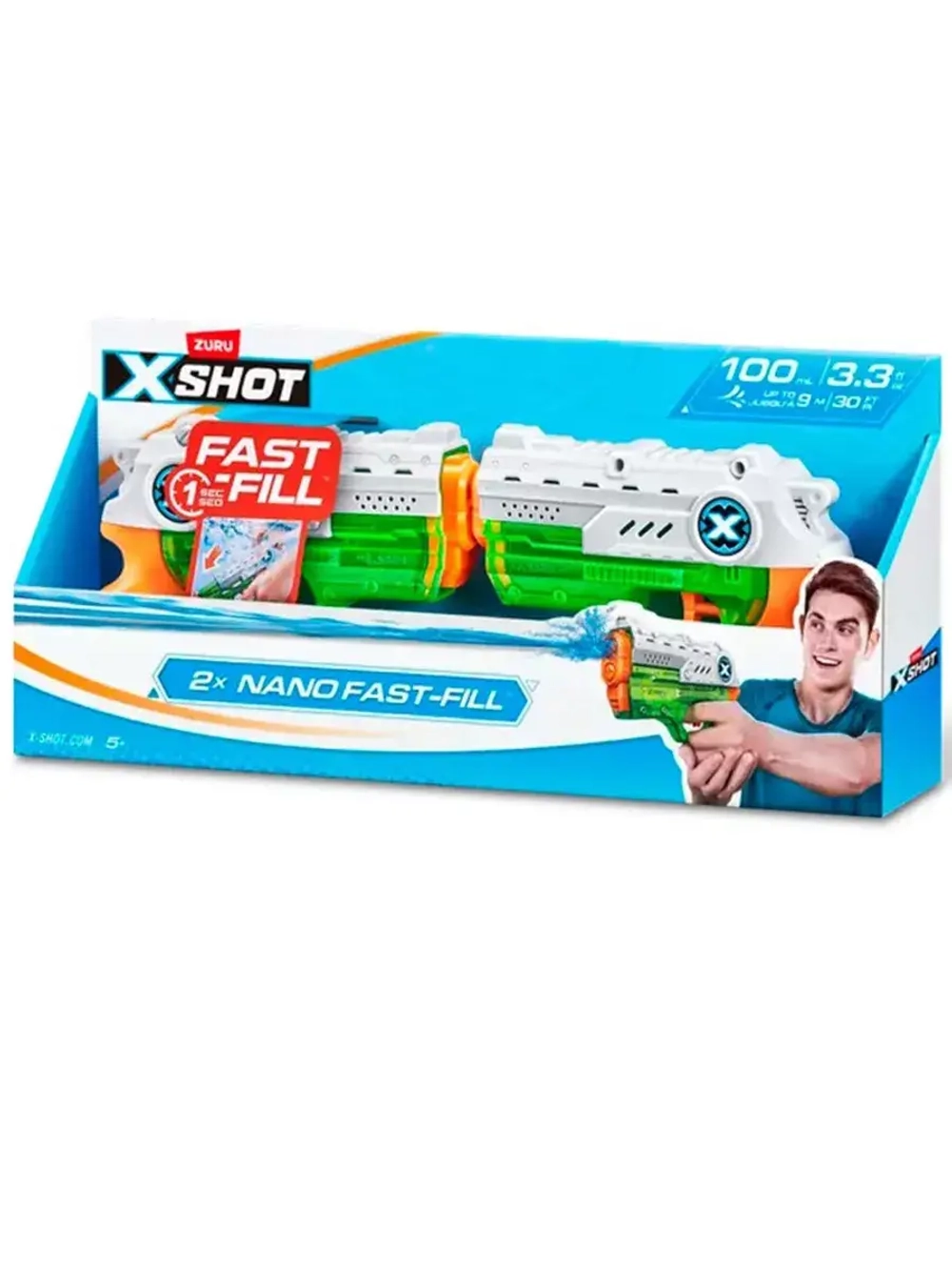Набор Водные бластеры водяные пистолеты Зуру X-Shot Nano