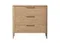 Комод Type oak 3 ящика ширина 90 см (натуральный дуб)