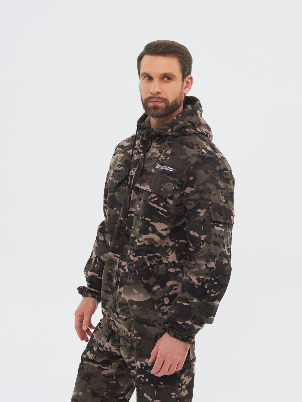 Костюм летний Стрелок ткань Сорочка цвет Чёрный мультикам