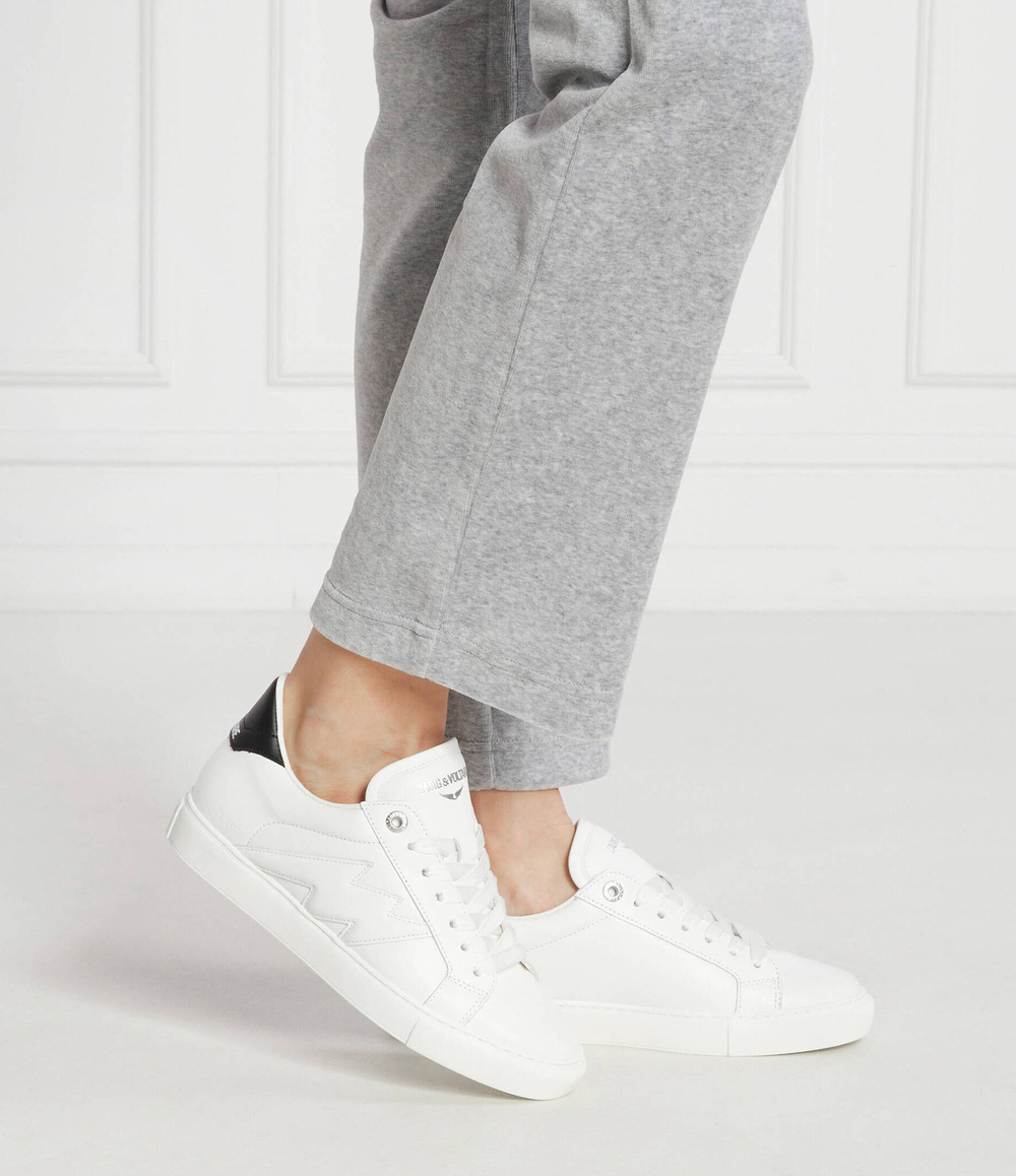 Кожаные кроссовки Zadig&Voltaire - белый(SWSN00478)