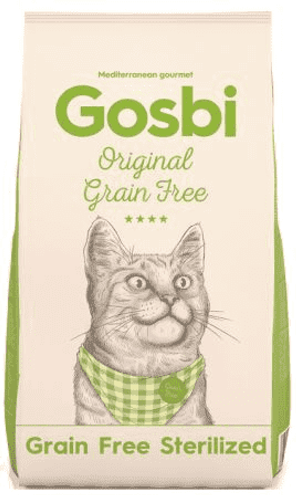 Gosbi 3кг ORIGINAL беззерновой корм для кастрированых котов и кошек