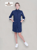 Халат медицинский женский | Х-224/2 ак 3/4 сатори