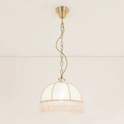 Citilux Базель CL407111 Подвесной светильник с бежевым абажуром