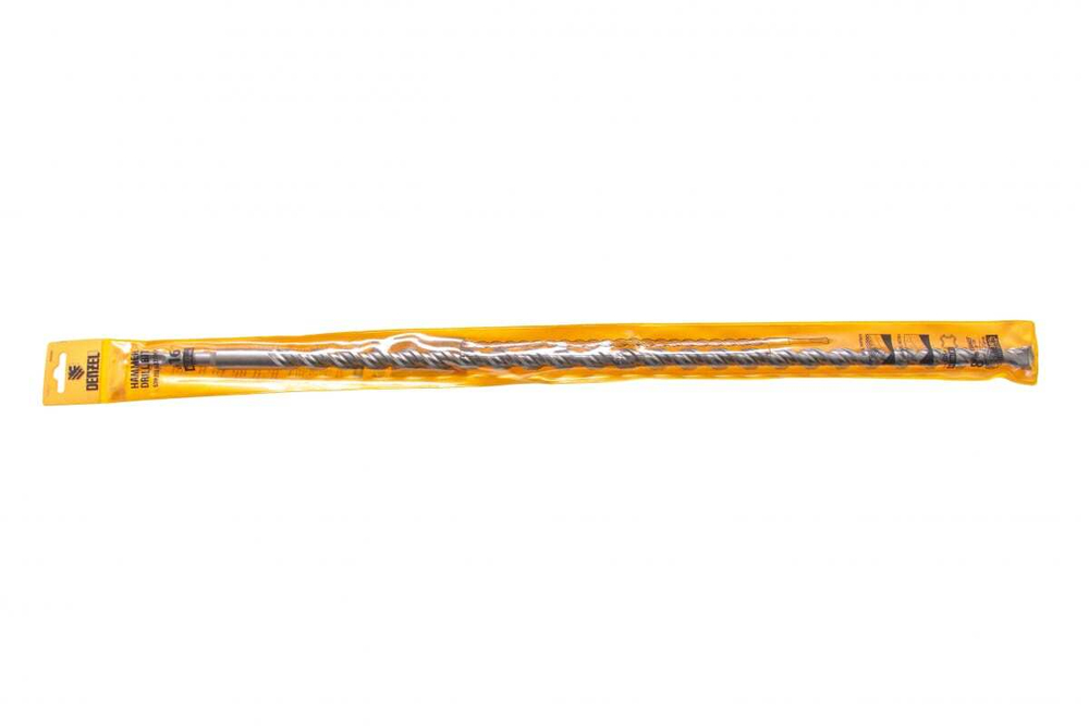 Бур по бетону, двойная спираль, Cobalt W-tip, 16x600 мм, SDS PLUS, серый