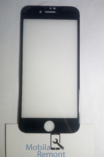 Защитное стекло "Оптима" для iPhone 7/8/SE (2020)/SE (2022) Черный (Закалённое, полное покрытие)