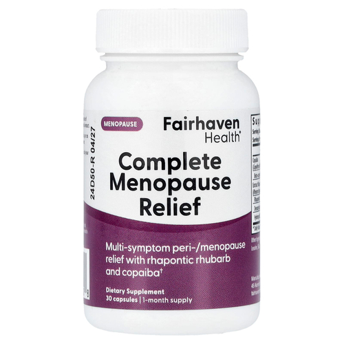 Fairhaven Health, комплексное средство для облегчения симптомов менопаузы, 30 капсул