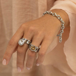 Браслет Qudo CERETO 20,5 cm Silver 102029/30-1700