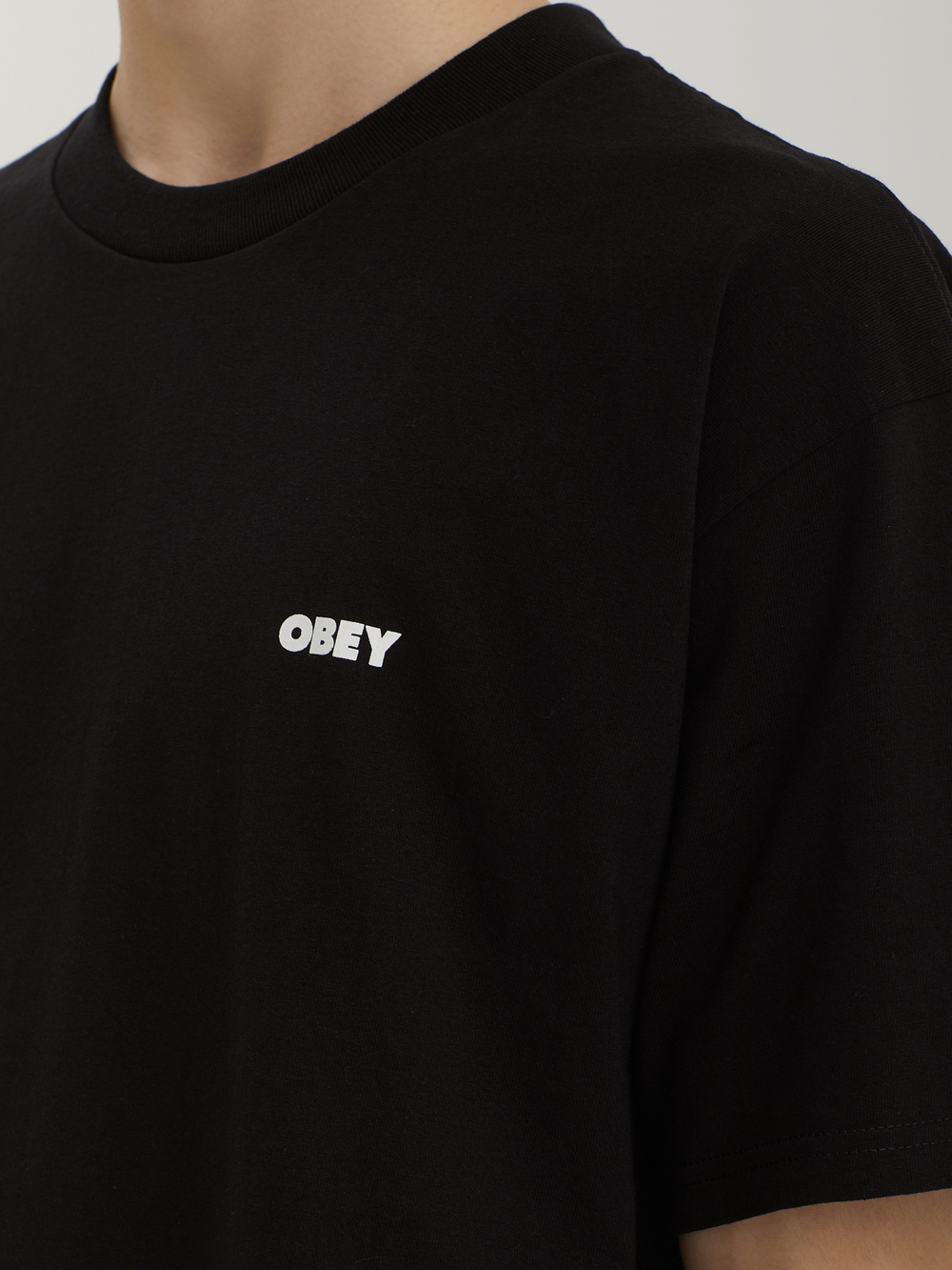 Мужская Футболка Obey Icon Stencil Flame