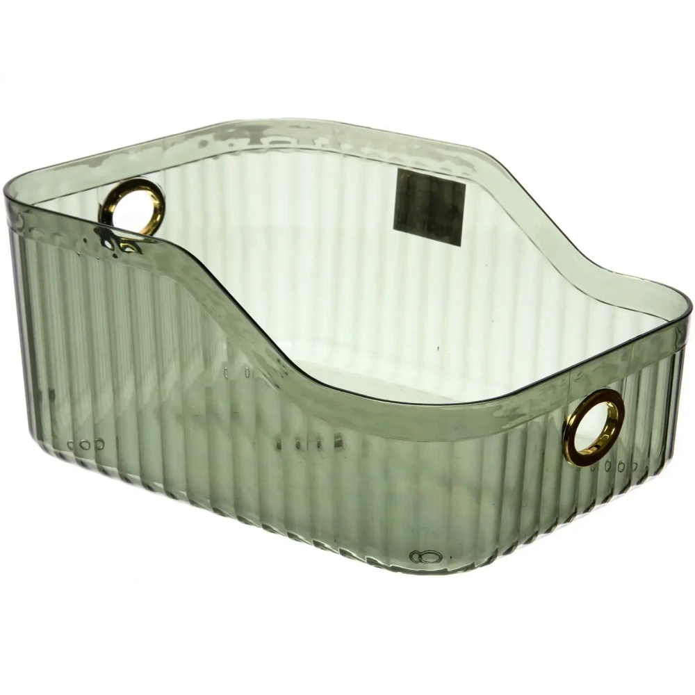 Контейнер для хранения «ЛАМИНГТОН», цвет бирюзово-зелёный, 26,5*20,2*12см