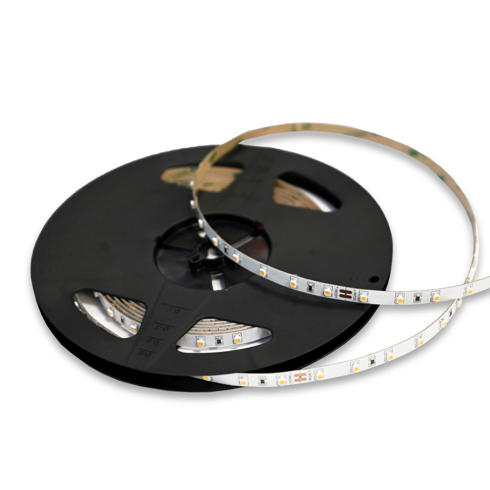 Светодиодная лента 24V 120 led/м 9.6W/m SMD 2835 860 Lm/m 4000K IP20, 5000×8 мм