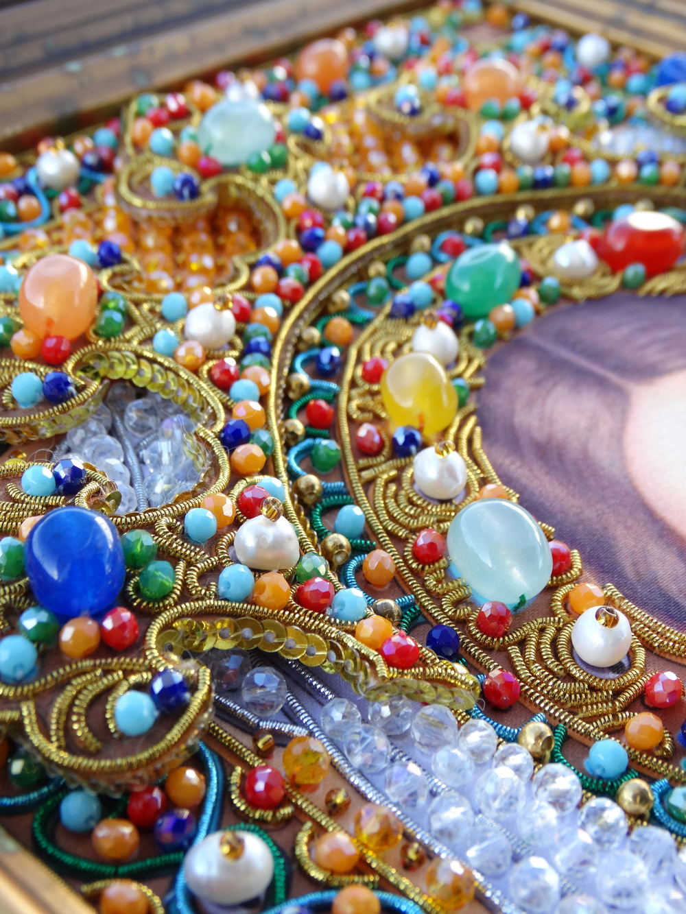 Принт-И21б Ткань с нанесенной авторской схемой Спас нерукотворный (+инструкция)