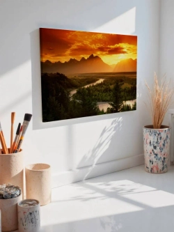 Картина на стену 40 X 50 Горный пейзаж