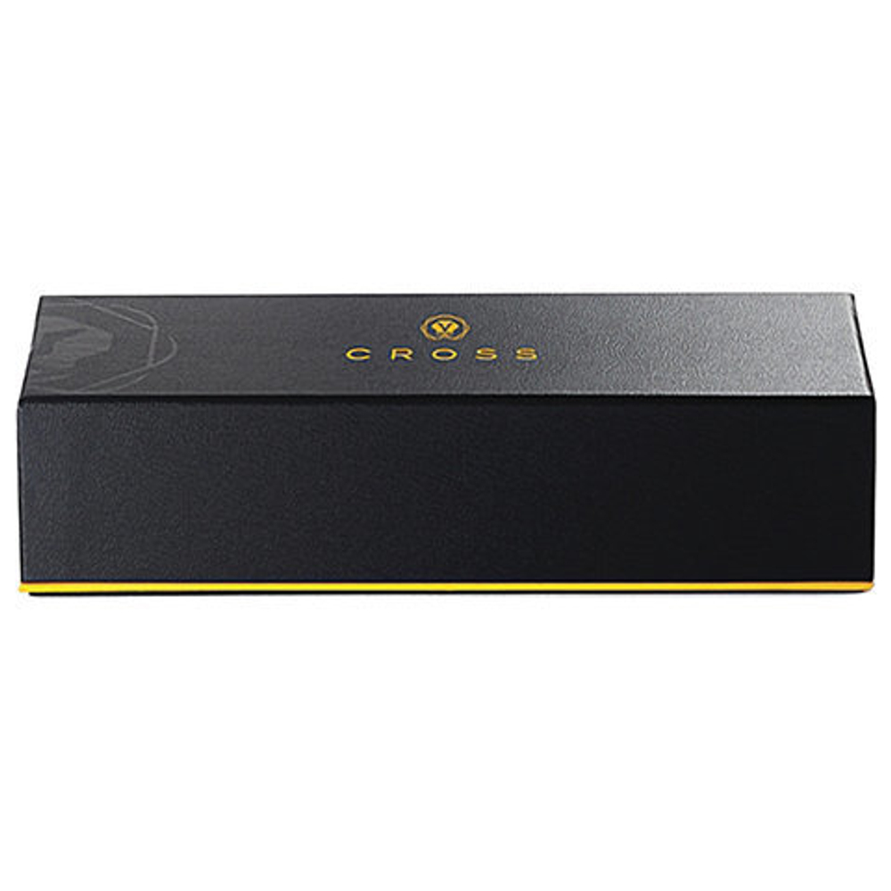 Ручка подарочная шариковая CROSS Botanica "Красная колибри", лак, латунь, хром, черная, AT0642-3