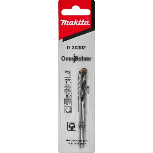 Сверло Makita универсальное 5*43*85   D-30302