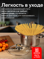 Набор посуды со складными ручками и крышками 4 шт.