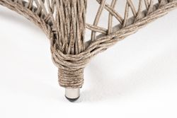 "Эспрессо-80 L" обеденная группа плетеная, цвет бежевый