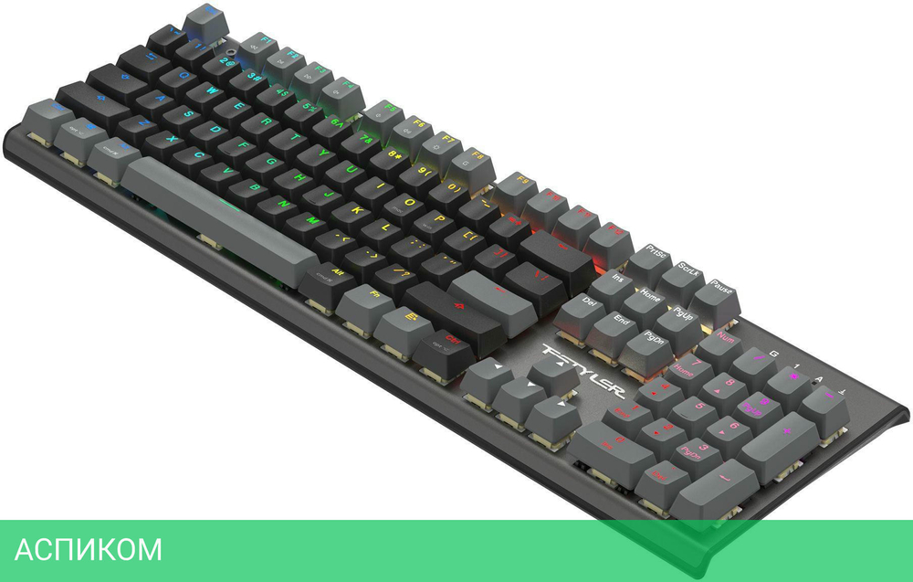 Клавиатура A4Tech Fstyler Neon черный (FS100)