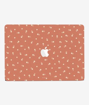 Виниловая наклейка EARLY FLOWERS (оранжевый) для MacBook