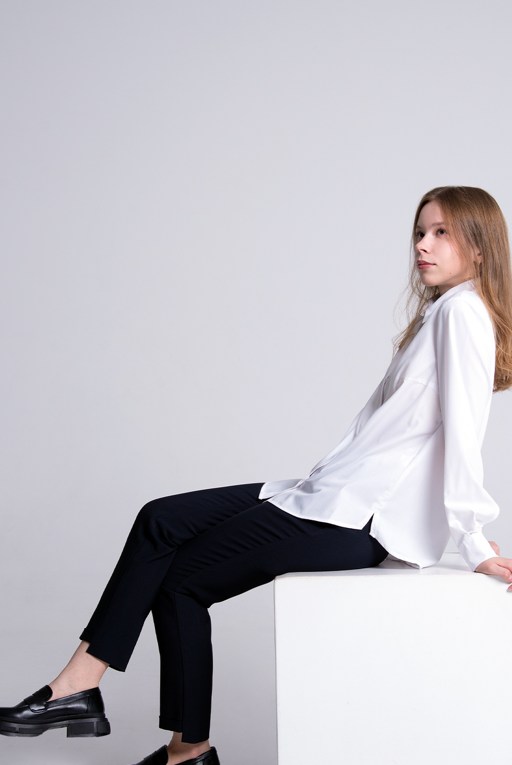 Брюки зауженные 2757АПА, Тёмно тёмно син #70ТТСи022757АПА