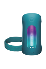Мастурбатор нереалистичный Lovense Gush 2 бирюзовый 11 см