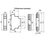 Реле контроля фаз РКФ-М05-1-15 AC 400В УХЛ4 с регулировкой порогов, U низ-70%-95%, U верх-105-130% 4640016934683