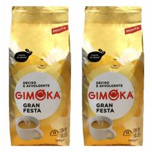 Кофе в зернах Gimoka Gran Festa 1 кг, 2 шт