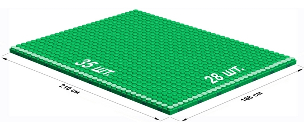 Конструктор Leco Платформы GigaBloks 10"