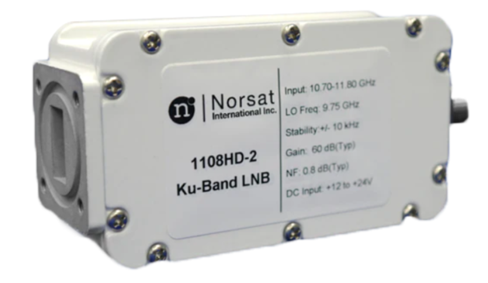 NORSAT 1208H D/F/G (±25 kHz) KU-band
