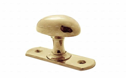 Ручка латунная форточная Грибок