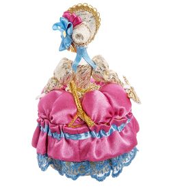 RK-733/ 7 Кукла-шкатулка «Дама с веером»