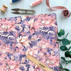 Ткань премиум таффета пастельная иллюстрация